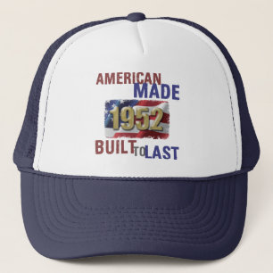 Patriotic 1952 70 Birthday Keps