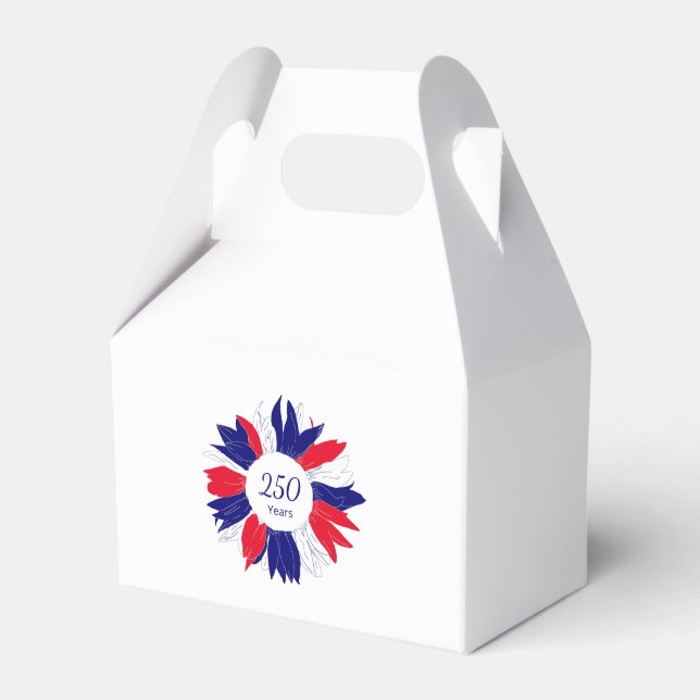 Patriotic 250 USA Anniversary 4th of July Party  Presentaskar (Framsidan Sidan)