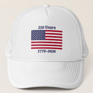 Patriotic 250 Years 1776-2026 Flagga Keps