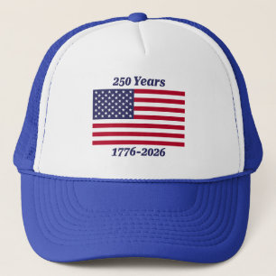 Patriotic 250 Years 1776-2026 Flagga Keps