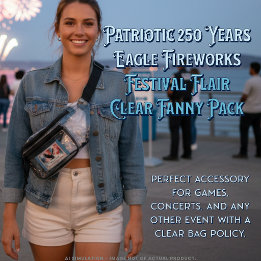 Patriotic 250 Years Eagle Fireworks Festival Flair