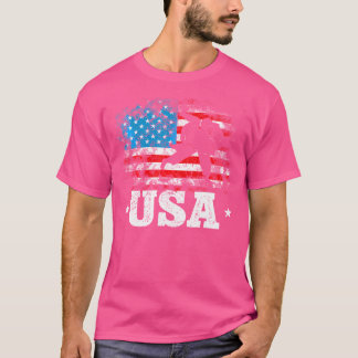 Patriotic 4:e juli American Flagga Judo T Shirt