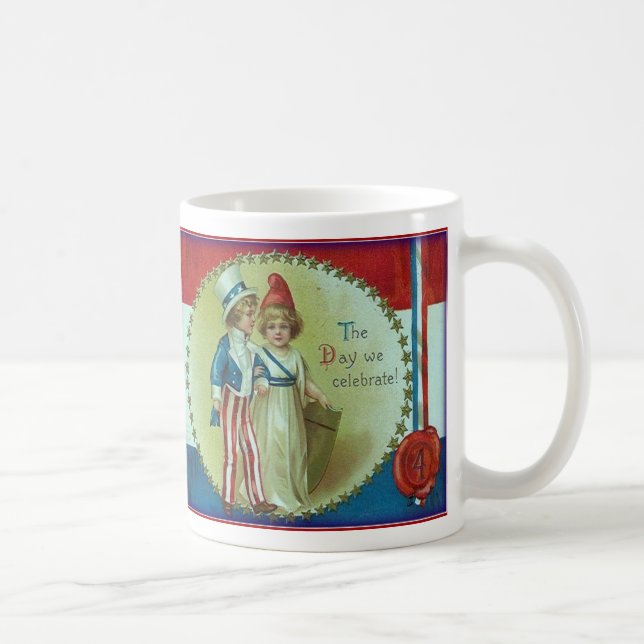 Patriotic 4:e juli Beverage Mugg (Höger)
