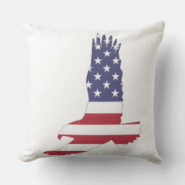 Patriotic, 4:e juli, Eagle Outdoor Pillow Utomhuskudde