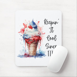 Patriotic 4:e juli Ice Cream T-Shirt Musmatta
