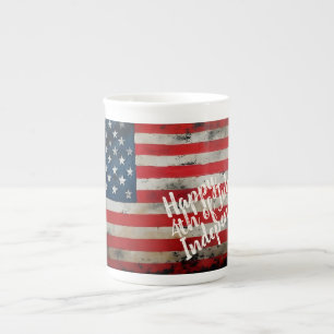 Patriotic 4:e juli Independence day Art Benporslin Mugg