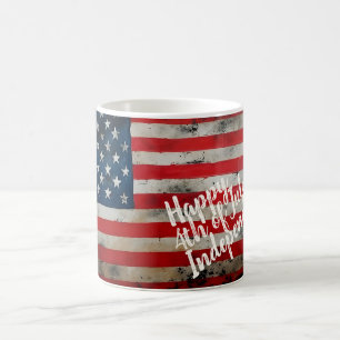 Patriotic 4:e juli Independence day Art Magisk Mugg