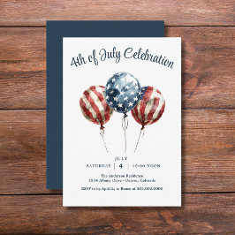 Patriotic 4:e juli Party Spara Datumet