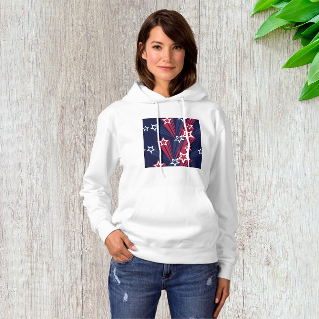 Patriotic 4:e juli Stars Red White and Blue T Shirt (Skapare uppladdad)
