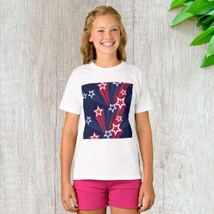 Patriotic 4:e juli Stars Red White and Blue T Shirt