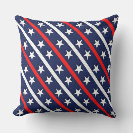 Patriotic, 4:e juli, utomhusfyllnad kudde
