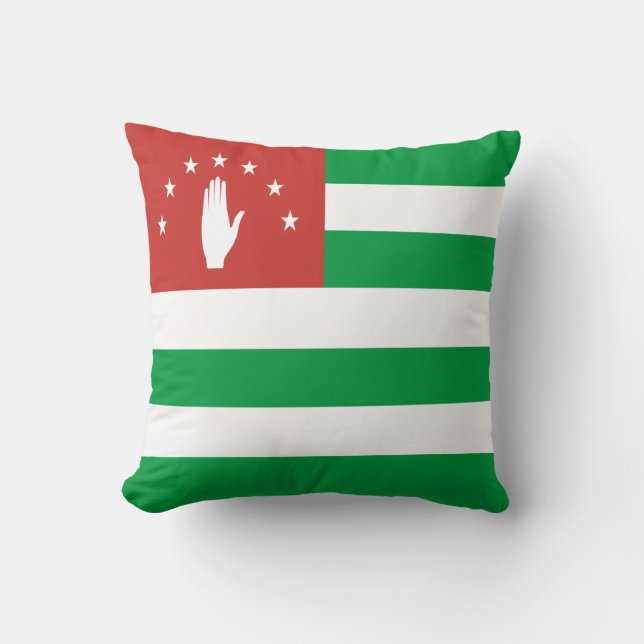 Patriotic Abkhazia Flagga Kudde (Framsida)