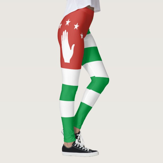 Patriotic Abkhazia Flagga Leggings (Höger)