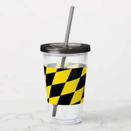 Patriotic Acrylic Tumbler med flagga München Take Away Mugg