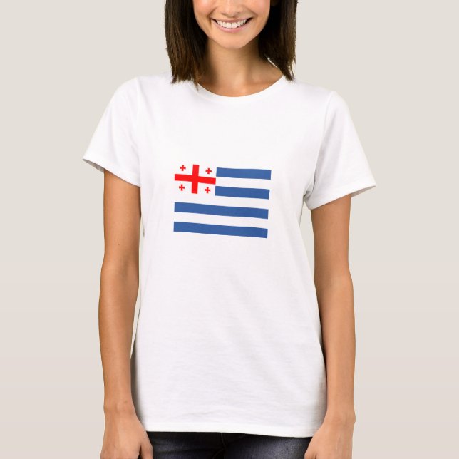Patriotic Adjara Flagga T Shirt (Framsida)