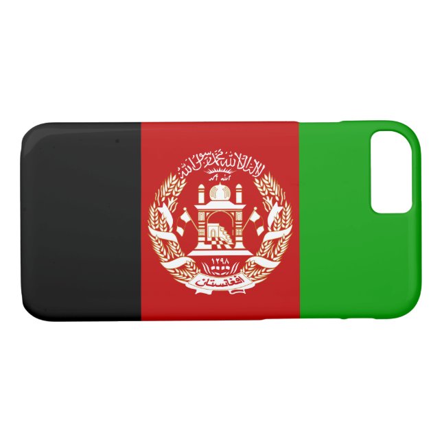 Patriotic Afghanistan Flagga Case-Mate iPhone Skal (Baksida (horisontal))