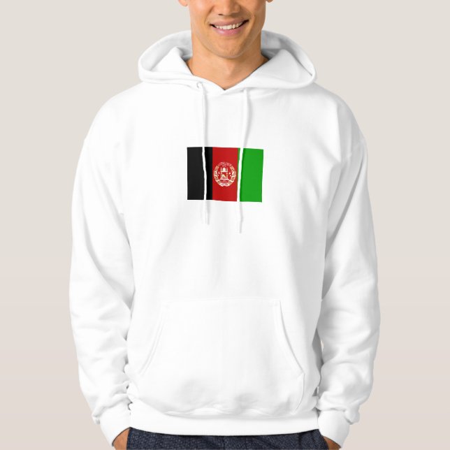 Patriotic Afghanistan Flagga Sweatshirt (Framsida)