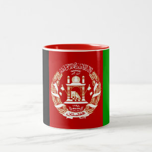 Patriotic Afghanistan Flagga Två-Tonad Mugg