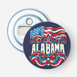 Patriotic Alabama Decorative Flaska Open Flasköppnare