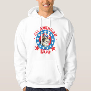Patriotic Alaska Malemute Hoodie