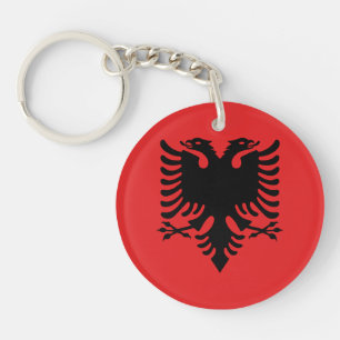 Patriotic Albanian Flagga