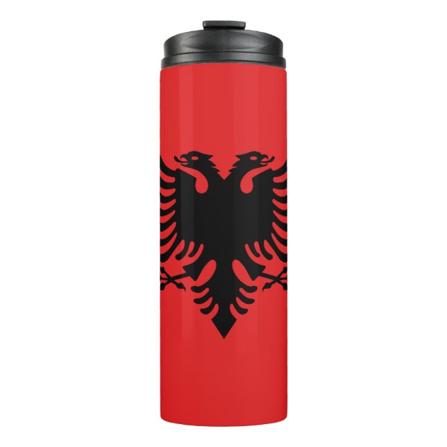 Patriotic Albanian Flagga (Framsida)