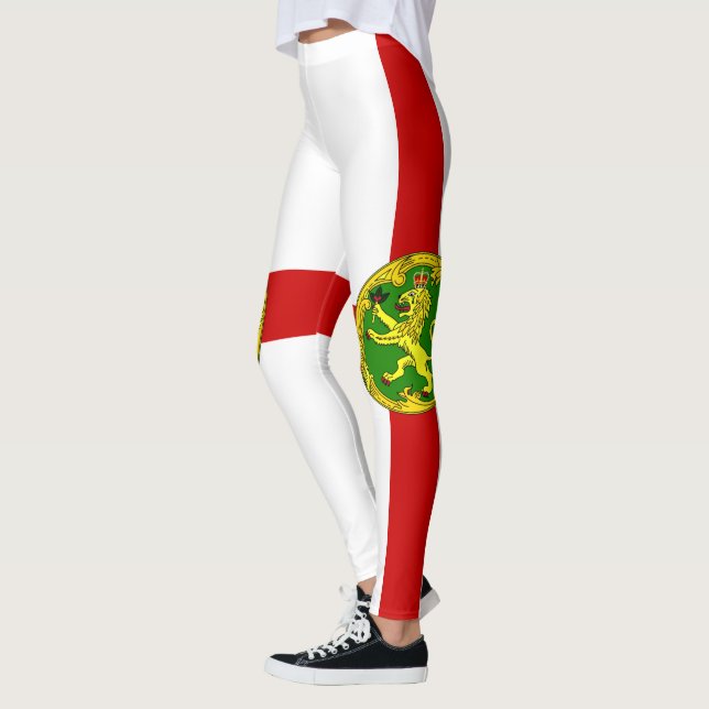 Patriotic Alderney Flagga Leggings (Vänster)