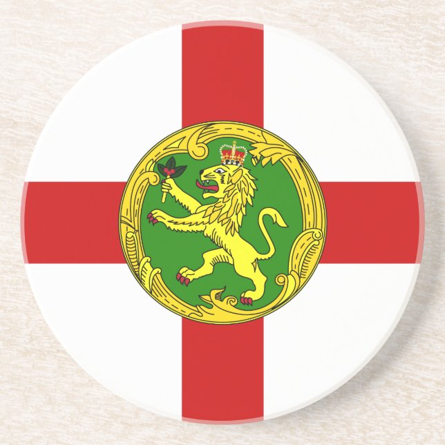 Patriotic Alderney Flagga Underlägg (Framsidan)