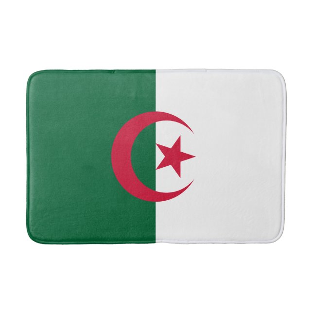 Patriotic Algerian Flagga Badrumsmatta (Framsidan)