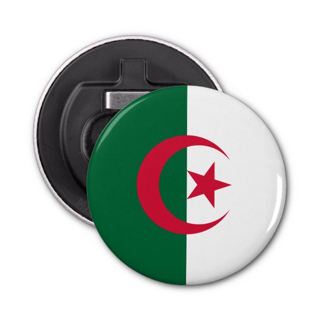 Patriotic Algerian Flagga Flasköppnare (Framsidan)
