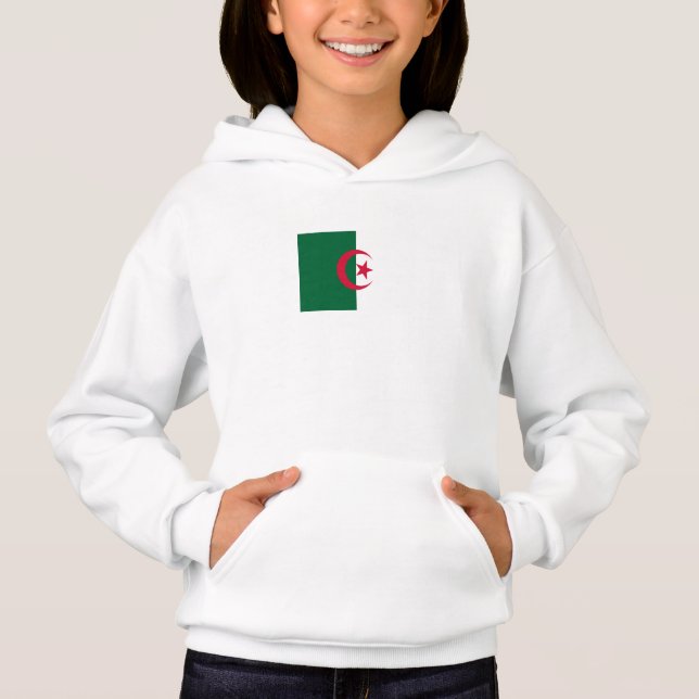 Patriotic Algerian Flagga Tee (Framsida)