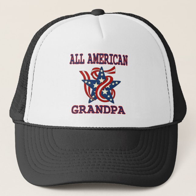 Patriotic All American Grandpa Keps (Framsida)