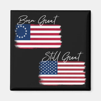 Patriotic America Born Underbara, fortfarande Unde Magnet
