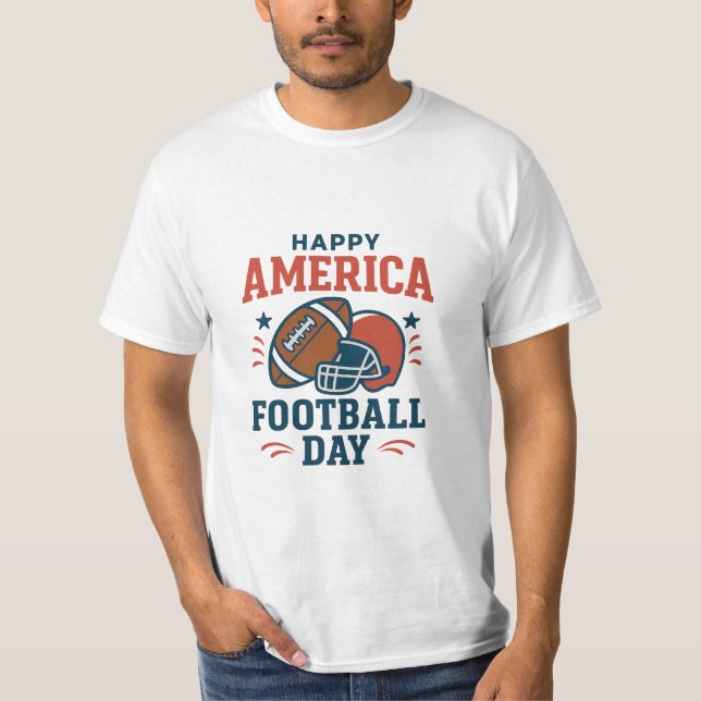  Patriotic America Football Day Tee – Perfect Gift (Framsida)