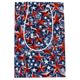 Patriotic America - Red, White and Blue Stars