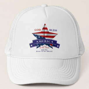 Patriotic America Star Design (v3) Keps