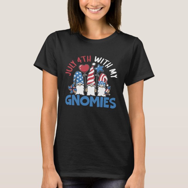 Patriotic America USA Flag 4th Of July American  2 T Shirt (Framsida)