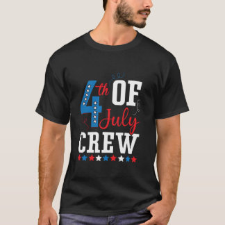 Patriotic America USA flagga 4:e juli Amerika T Shirt