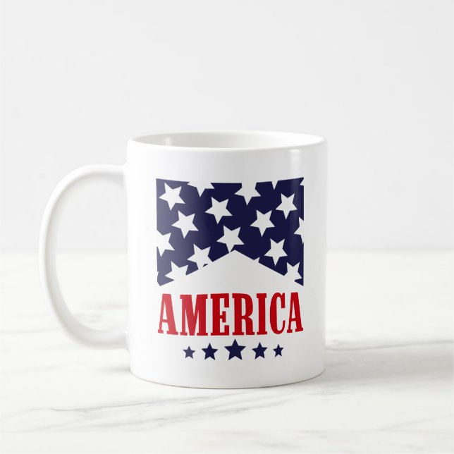 Patriotic America Western Kaffemugg (Vänster)