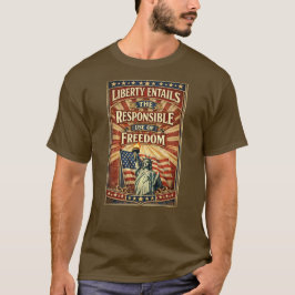 Patriotic American (4) T-Shirt