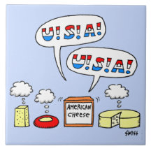 Patriotic American Cheese USA Humous
