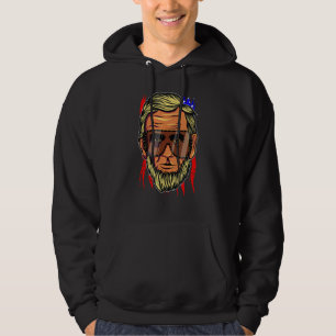 Patriotic American Coola Abraham Lincoln American Hoodie