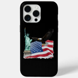 Patriotic American Eagle och Flagga design för