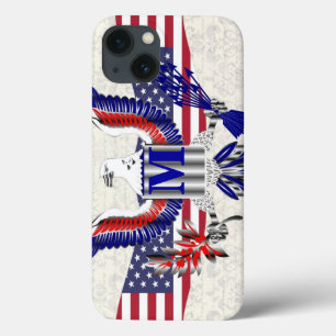 Patriotic American eagle personlig monogram