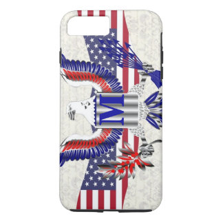 Patriotic American eagle personlig monogram