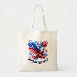 Patriotic American Eagle Rött vitt blått Tygkasse