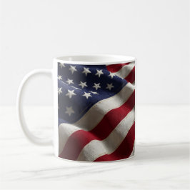 Patriotic American flag Coffee Mug Kaffemugg
