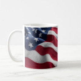 Patriotic American flag Coffee Mug Kaffemugg