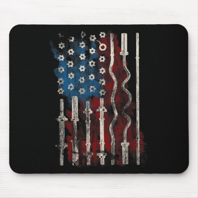 Patriotic American Flag Gym For Weight Lifters  Musmatta (Framsidan)