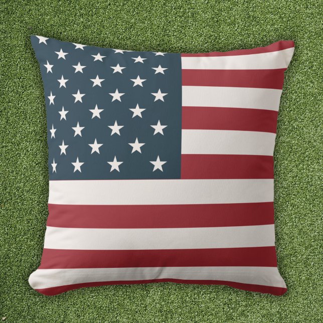 Patriotic American Flag Kudde (Skapare uppladdad)